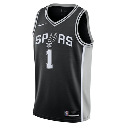 Victor Wembanyama San Antonio Spurs Youth Swingman Jersey - Icon Edition - Black | Nike for sale