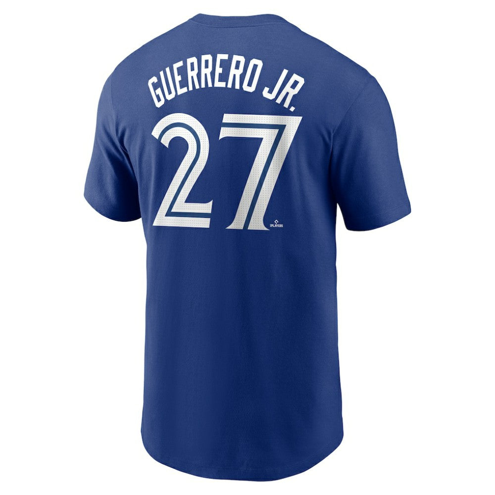 Vladimir Guerrero Jr. Toronto Blue Jays Fuse Name & Number T-Shirt - Royal | Nike