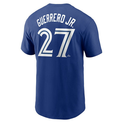 Vladimir Guerrero Jr. Toronto Blue Jays Fuse Name & Number T-Shirt - Royal | Nike