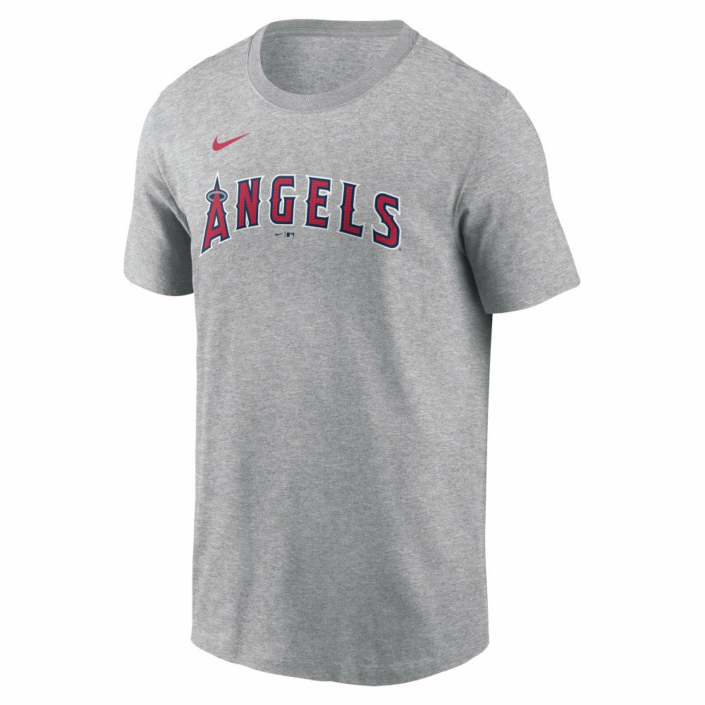 Mike Trout Los Angeles Angels Fuse Name & Number T-Shirt - Gray | Nike