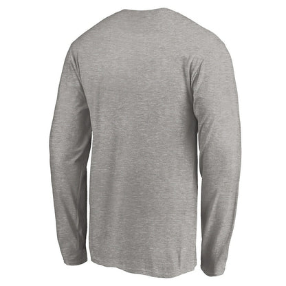Charlotte Hornets Team Arch Knockout Long Sleeve T-Shirt - Heather Gray on sale