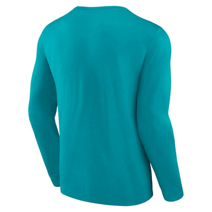 Charlotte Hornets Baseline Long Sleeve T-Shirt - Teal | Fanatics discount