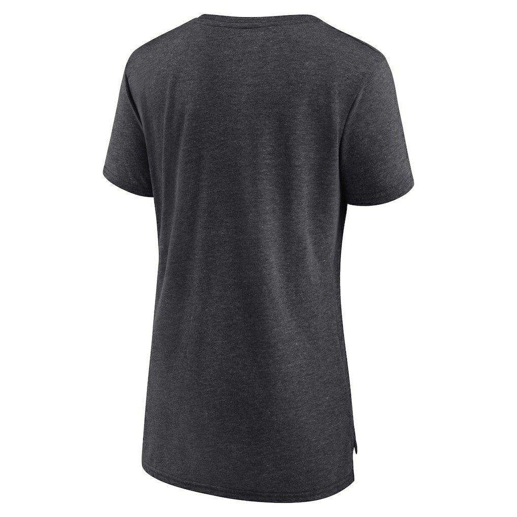 Charlotte Hornets Women's League Leader Tri-Blend T-Shirt - Heather Charcoal | Fanatics outlet