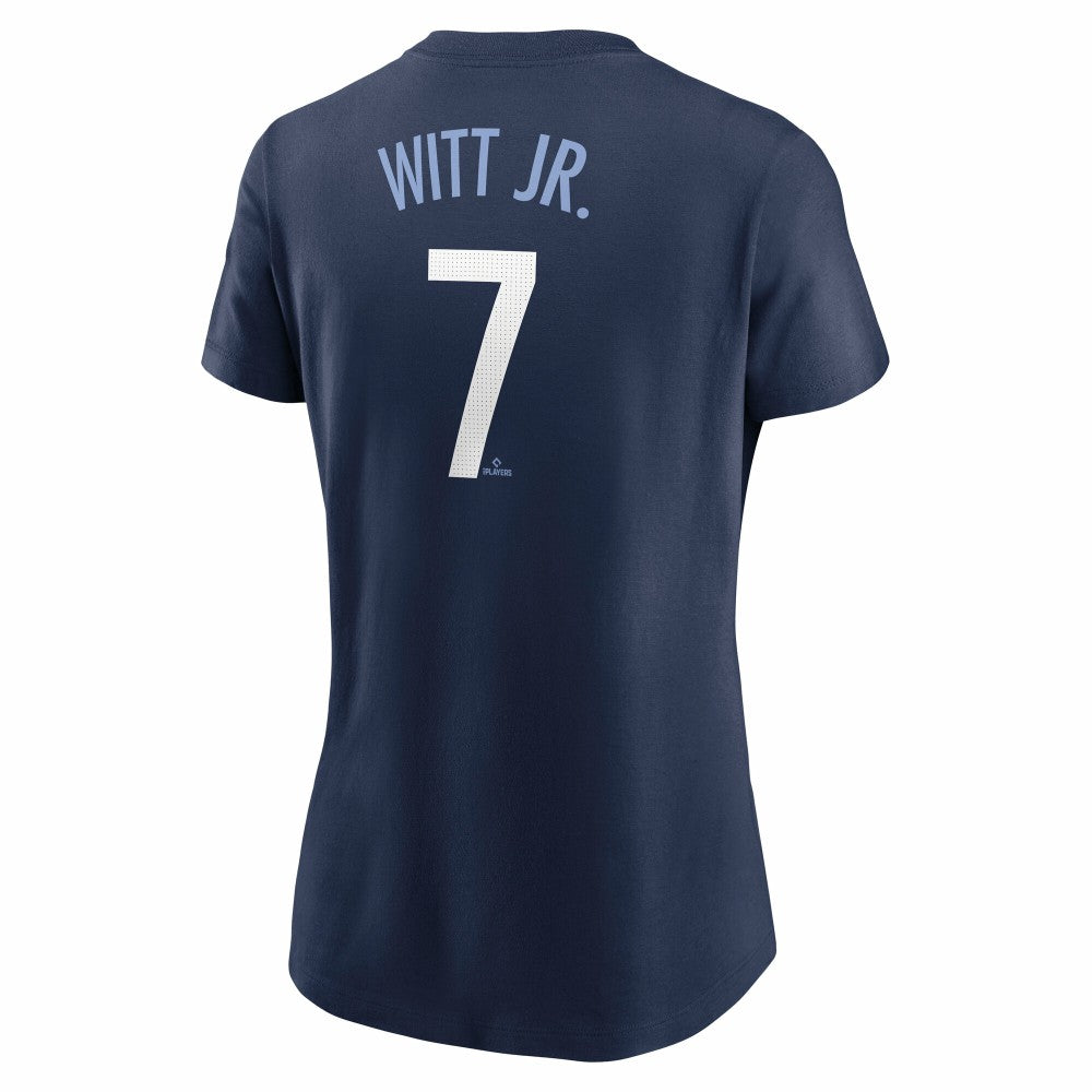 Bobby Witt Jr. Kansas City Royals Women's City Connect Fuse Name & Number T-Shirt - Navy | Nike