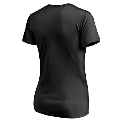 Brooklyn Nets Women's Mascot In Bounds V-Neck T-Shirt - Black cheap