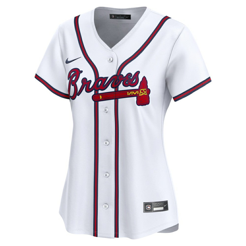 Ozzie Albies Atlanta Braves Women's Home Limited Player Jersey - White | Nike