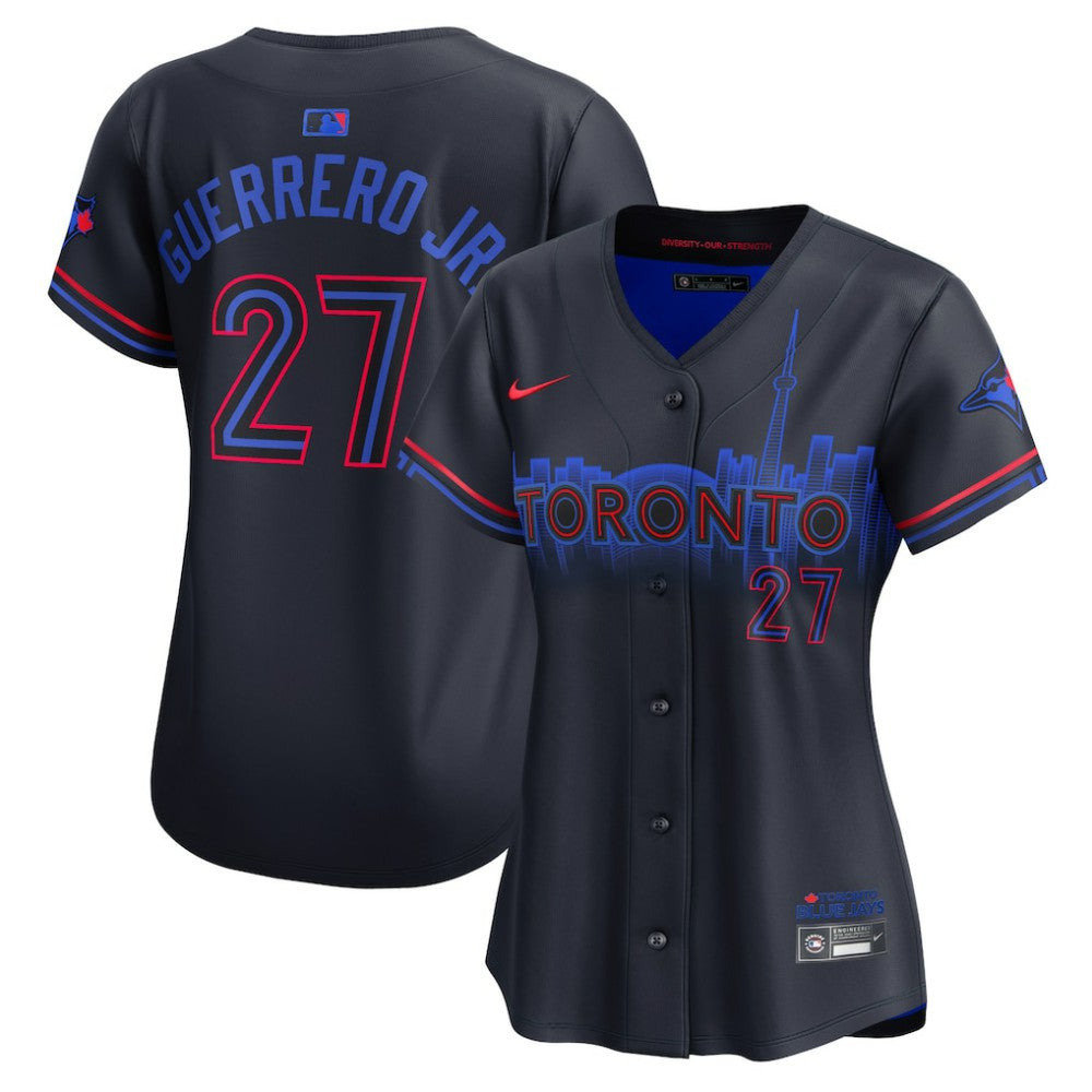 Vladimir Guerrero Jr. Toronto Blue Jays Women's 2024 City Connect Limited Player Jersey - Navy | Nike
