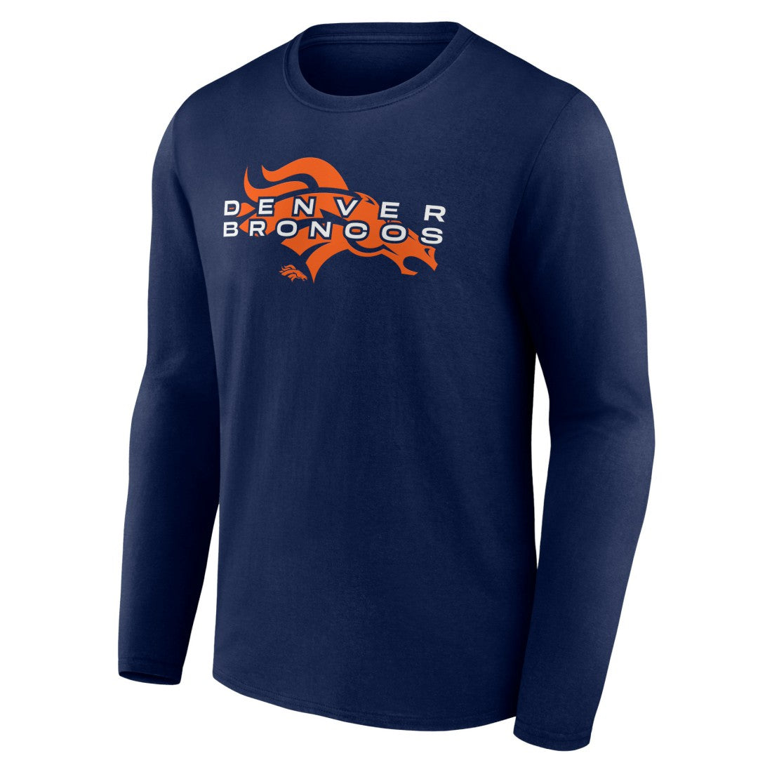 Denver Broncos Advance to Victory Long Sleeve T-Shirt - Navy discount