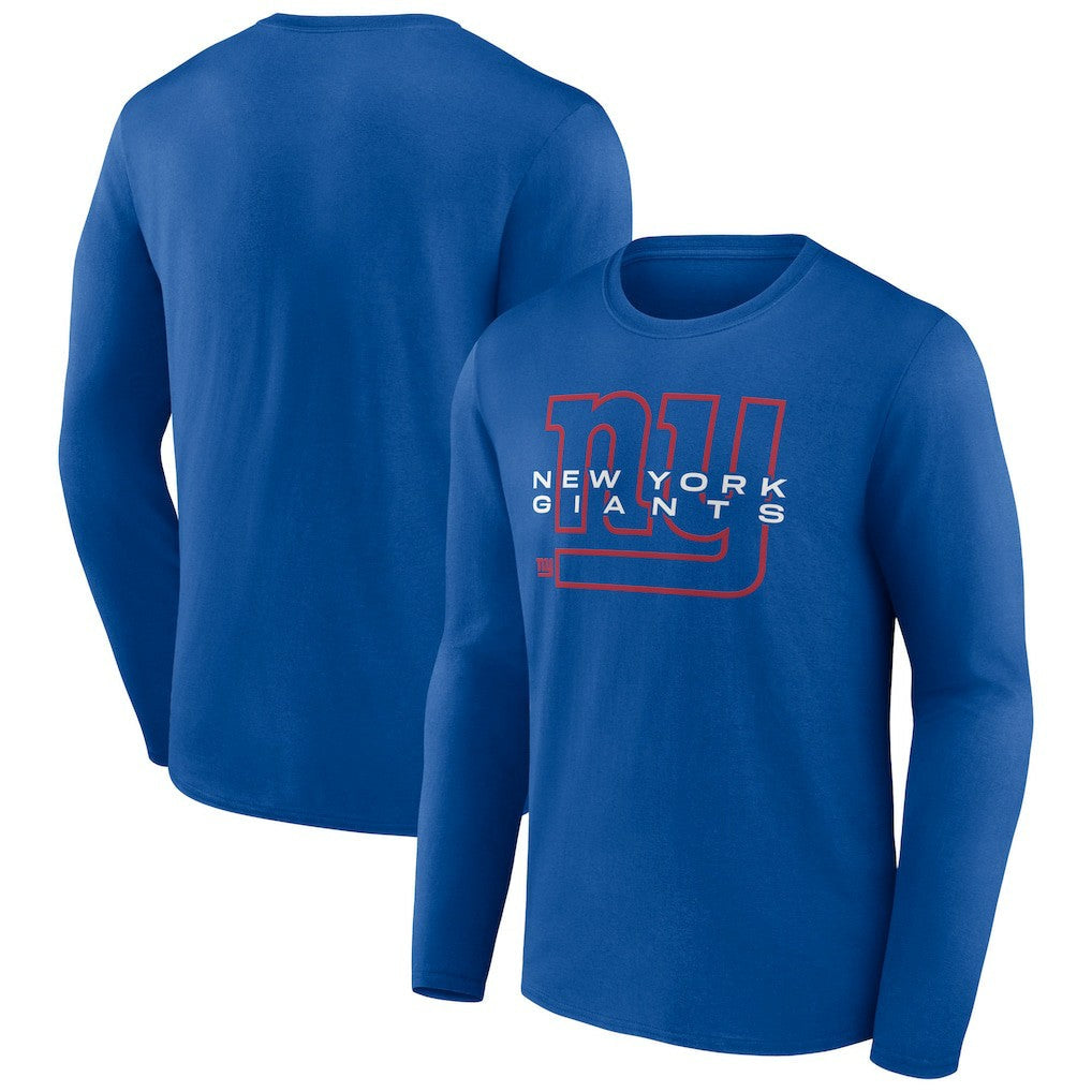 New York Giants Advance to Victory Long Sleeve T-Shirt - Royal discount