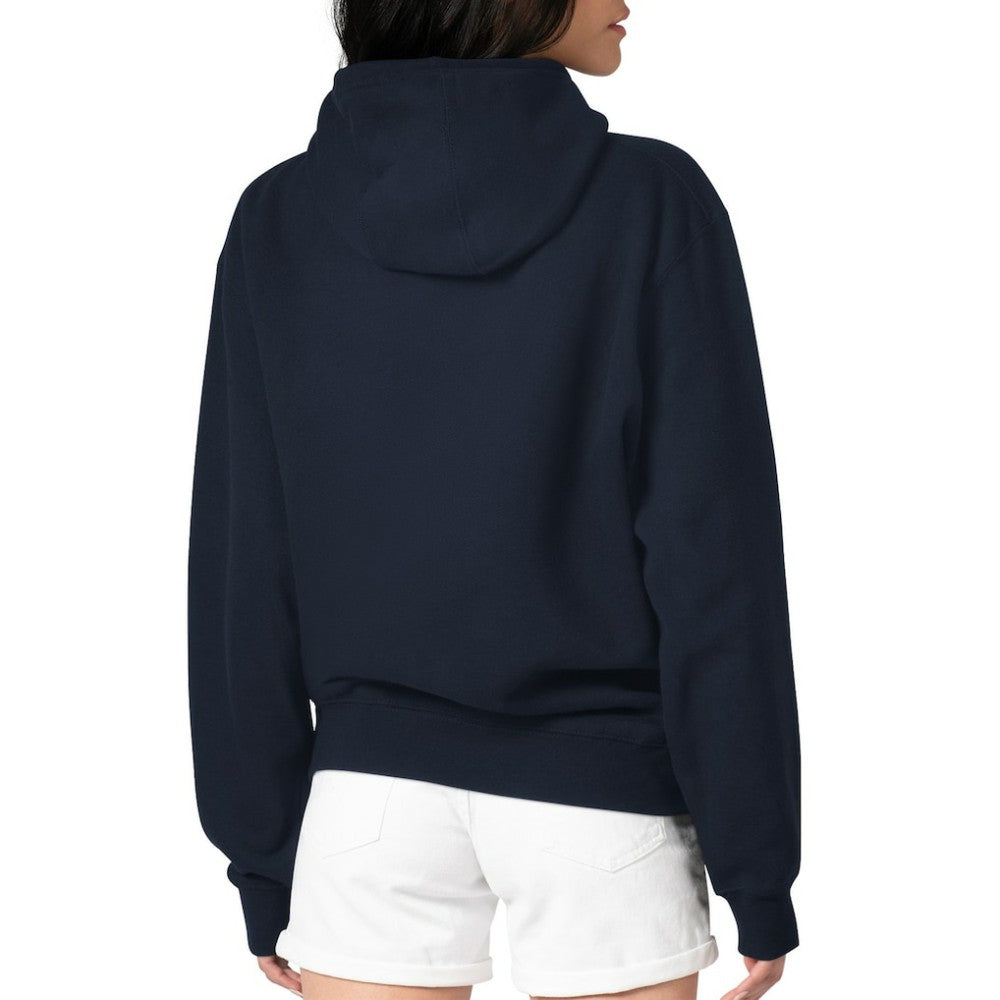 Washington Nationals G-III 4Her by Carl Banks Women's Heart Fleece Pullover Hoodie - Navy
