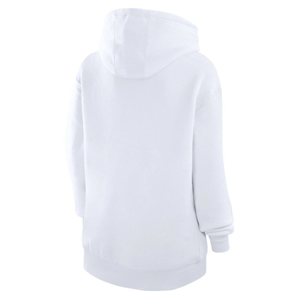 Washington Nationals G-III 4Her by Carl Banks Women's Heart Fleece Pullover Hoodie - White