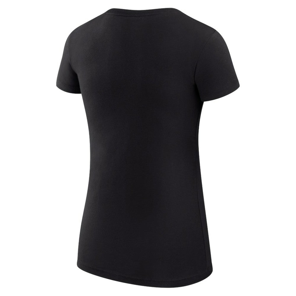 Athletics G-III 4Her by Carl Banks Women's Super-Slim Fit Lightweight Heart Graphic T-Shirt - Black