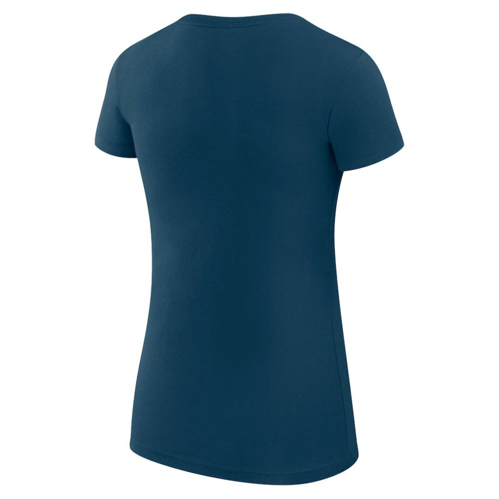 Seattle Mariners G-III 4Her by Carl Banks Women's Super-Slim Fit Lightweight Heart Graphic T-Shirt - Navy