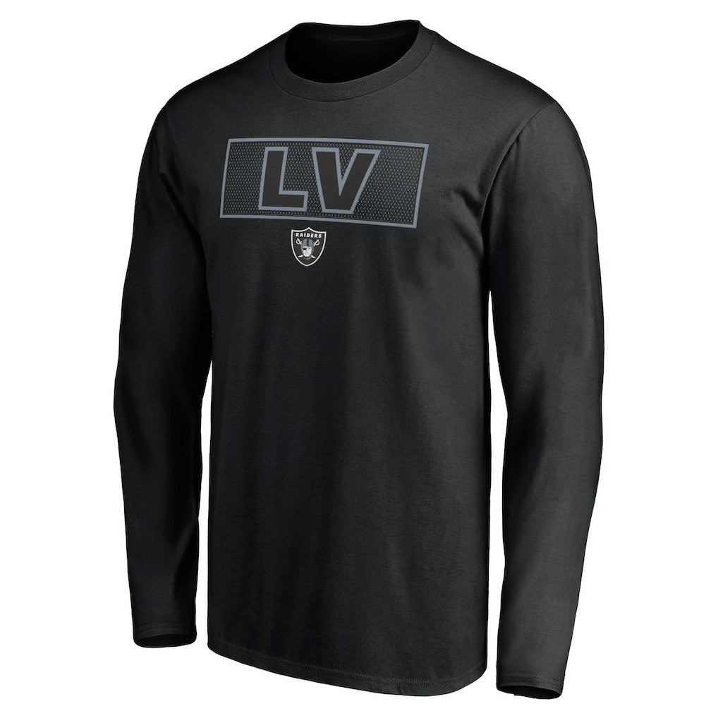 Las Vegas Raiders Squad Throwbacks Long Sleeve T-Shirt - Black sale