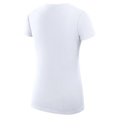 San Francisco Giants G-III 4Her by Carl Banks Women's Super-Slim Fit Lightweight Heart V-Neck T-Shirt - White