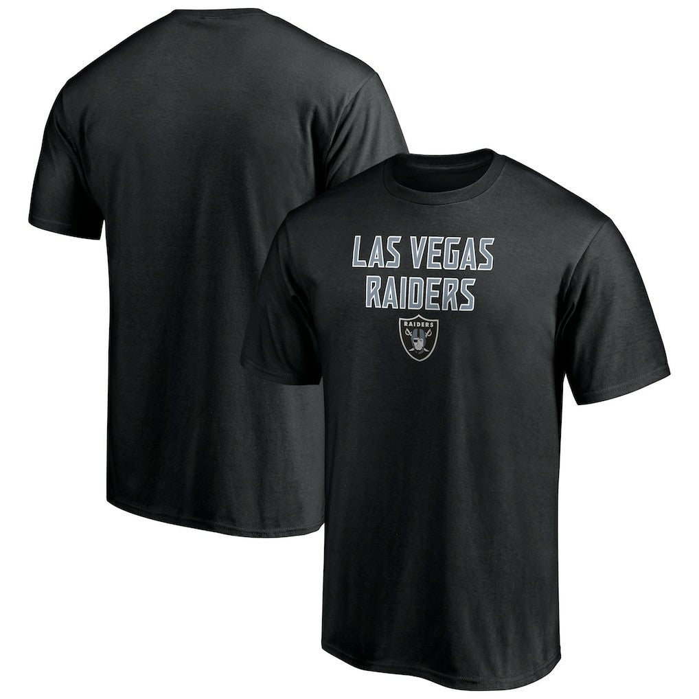 Las Vegas Raiders Game Day Stack T-Shirt - Black outlet