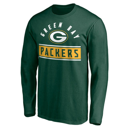 Green Bay Packers Team Arch Knockout Long Sleeve T-Shirt - Green on sale