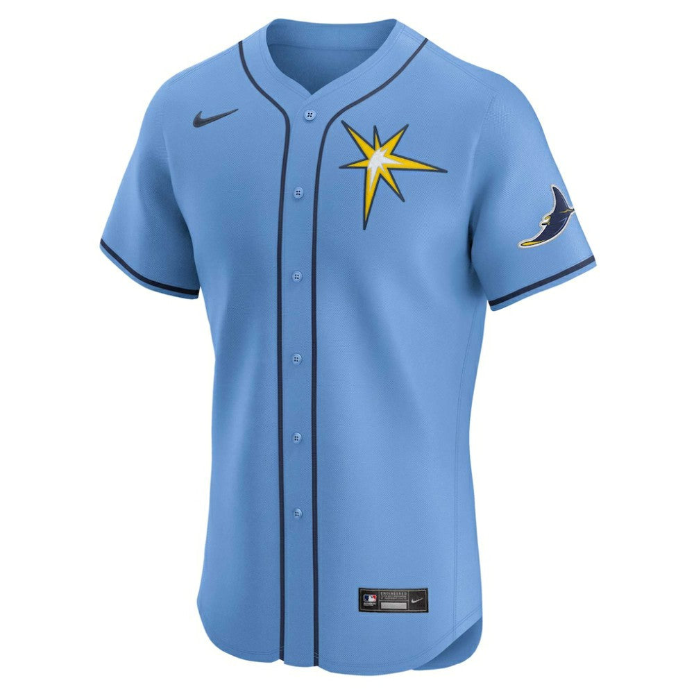 Tampa Bay Rays Alternate Vapor Premier Elite Patch Jersey - Light Blue | Nike