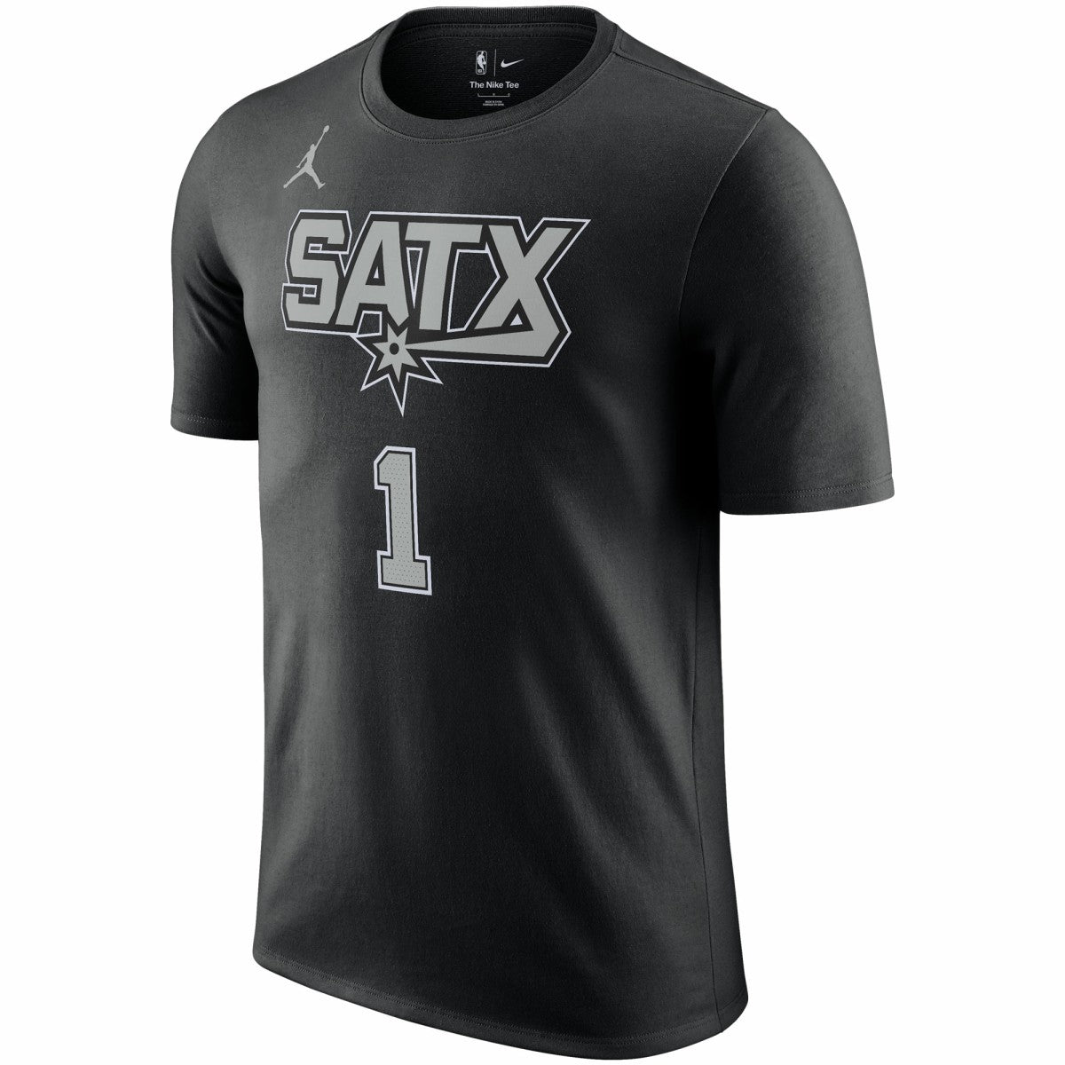 Victor Wembanyama San Antonio Spurs Jordan Brand 2022/23 Statement Edition Name & Number T-Shirt - Black discount