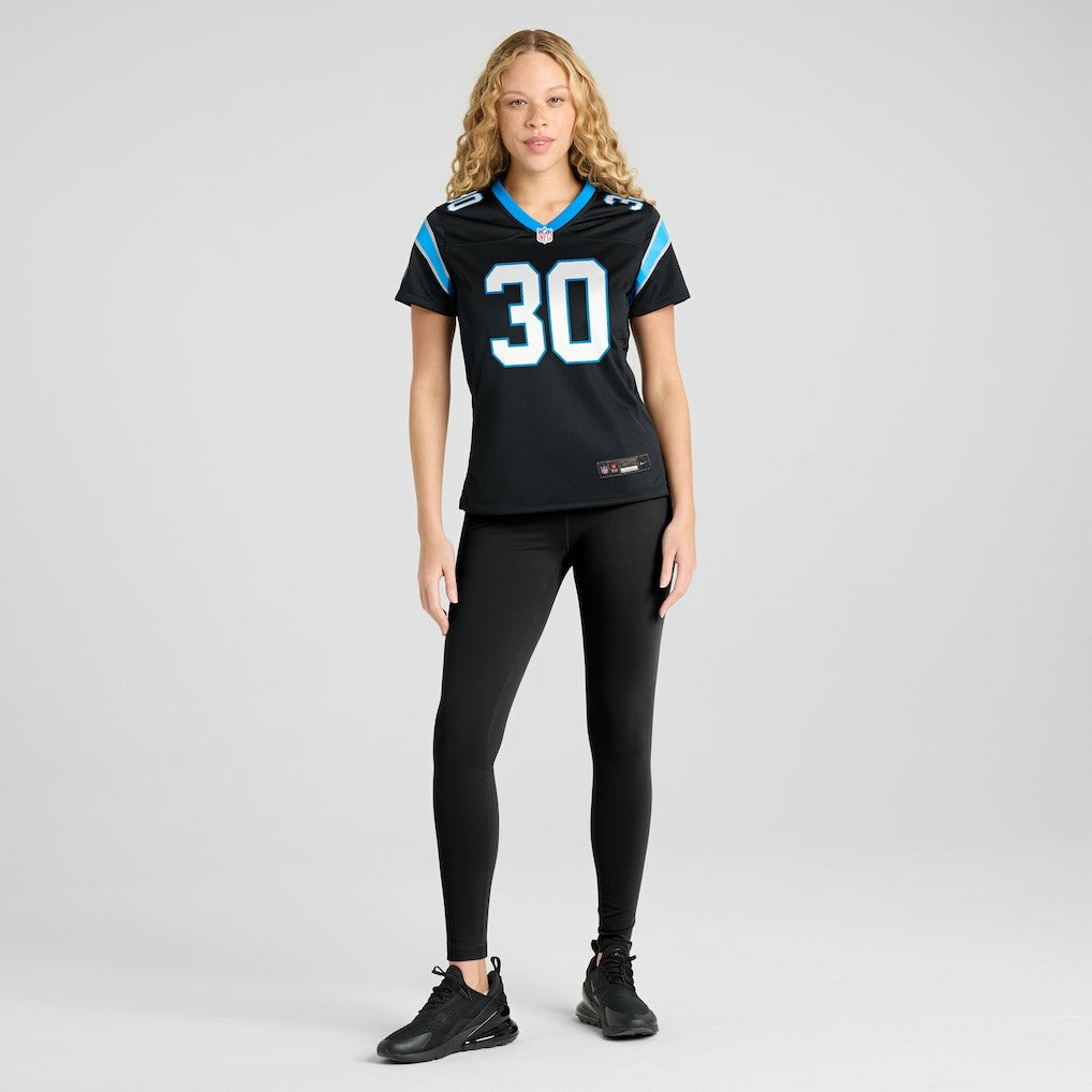 Chuba Hubbard Carolina Panthers Women's Team Game Jersey - Black | Nike outlet