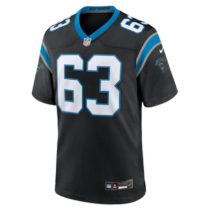 Austin Corbett Carolina Panthers Team Game Jersey - Black | Nike on sale