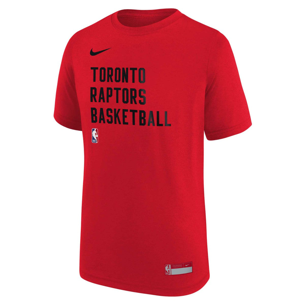 Toronto Raptors Youth Essential Practice T-Shirt - Red | Nike on sale