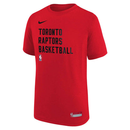 Toronto Raptors Youth Essential Practice T-Shirt - Red | Nike on sale