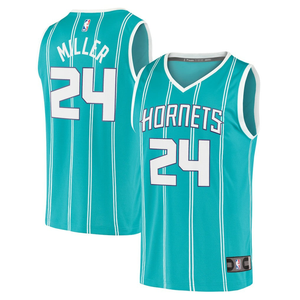 Brandon Miller Charlotte Hornets Fast Break Replica Jersey - Icon Edition - Teal | Fanatics shop