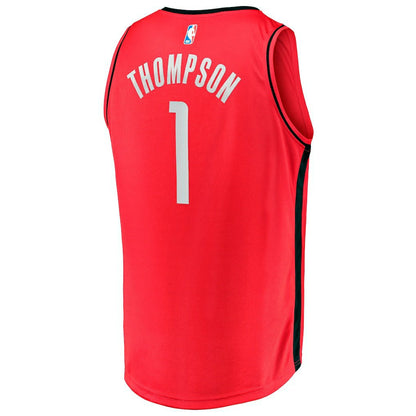 Amen Thompson Houston Rockets Youth Fast Break Replica Jersey - Icon Edition - Red | Fanatics shop