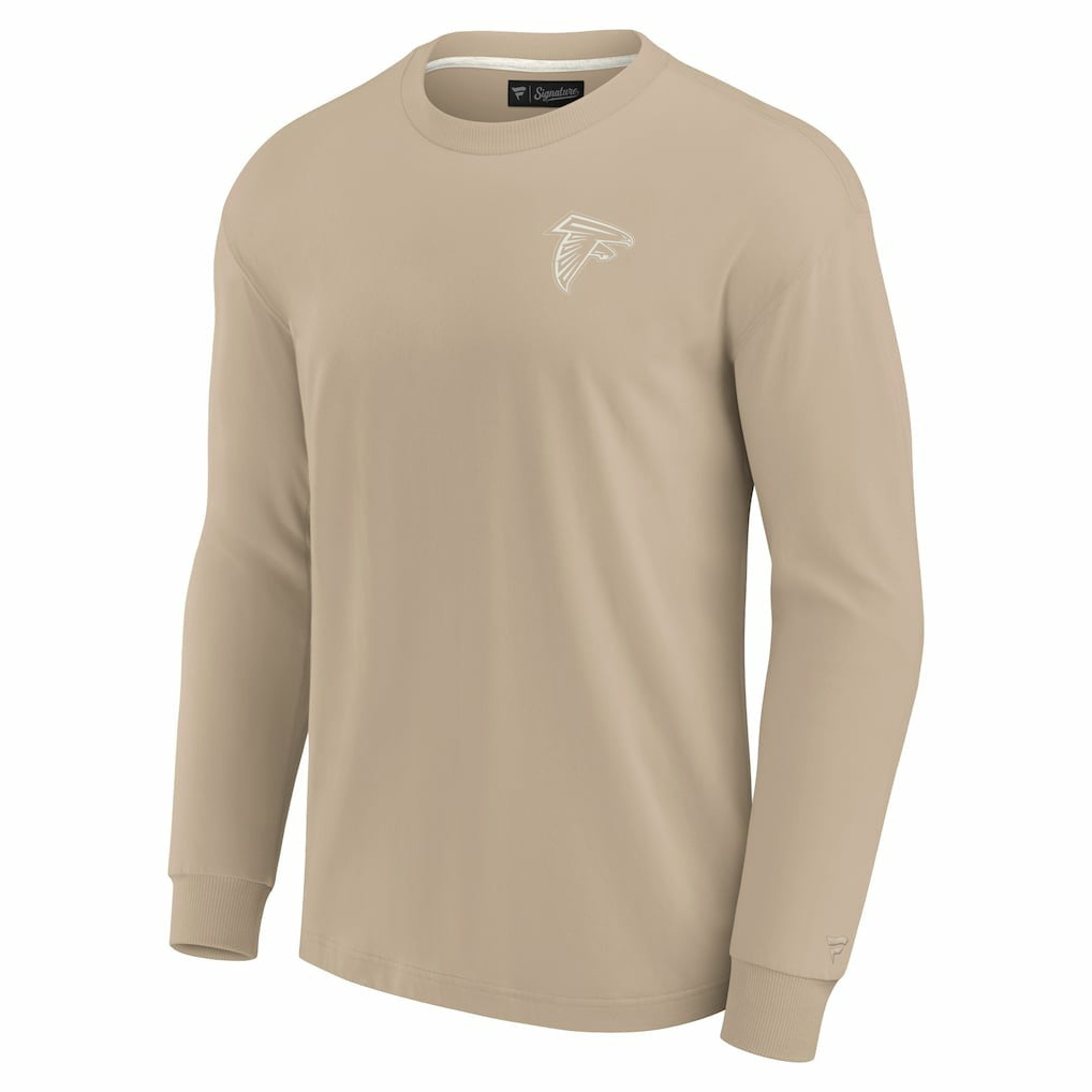 Atlanta Falcons Unisex Elements Super Soft Long Sleeve T-Shirt - Khaki for sale
