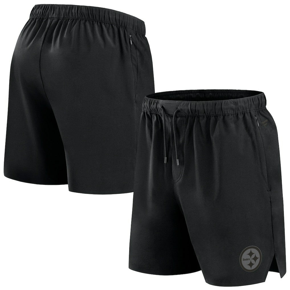 Pittsburgh Steelers Front Office Micro Tonal Shorts - Black on sale