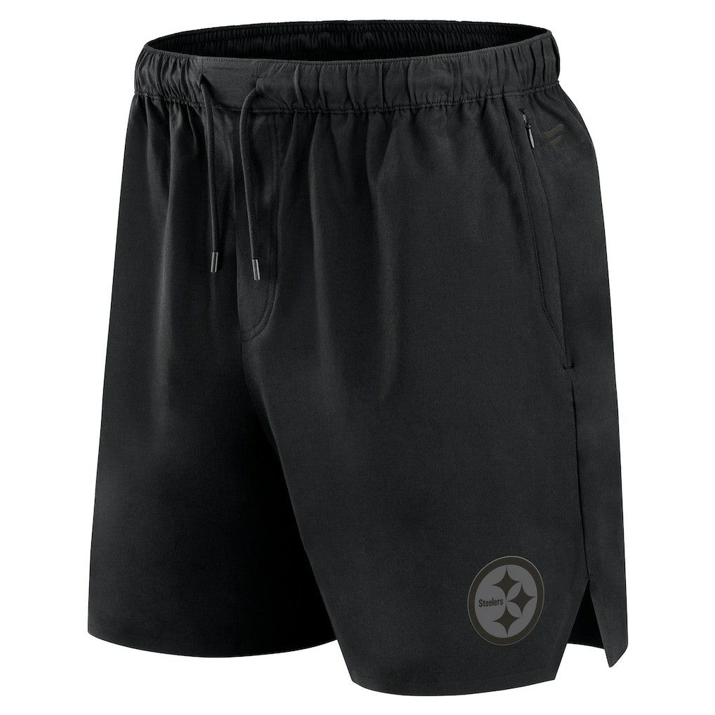 Pittsburgh Steelers Front Office Micro Tonal Shorts - Black on sale