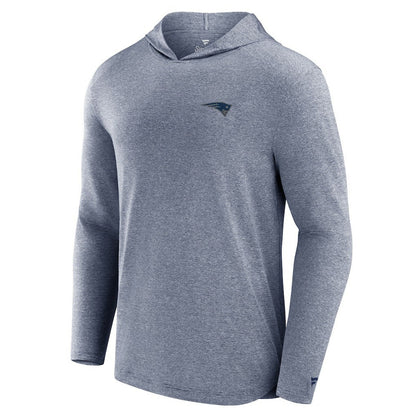 New England Patriots Front Office Tech Lightweight Hoodie T-Shirt - Navy discount