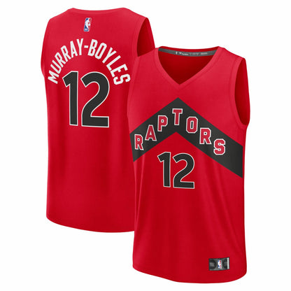 Collin Murray-Boyles Toronto Raptors 2025 NBA Draft First Round Pick Fast Break Replica Jersey - Icon Edition - Red | Fanatics discount