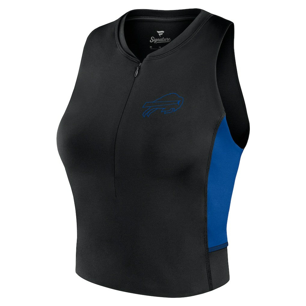 Buffalo Bills Women's Studio Fitted Gym Tank Top - Black on sale