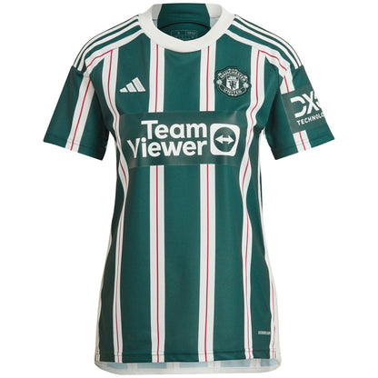 Manchester United Women's 2023/24 Away Replica Jersey - Green | Adidas sale