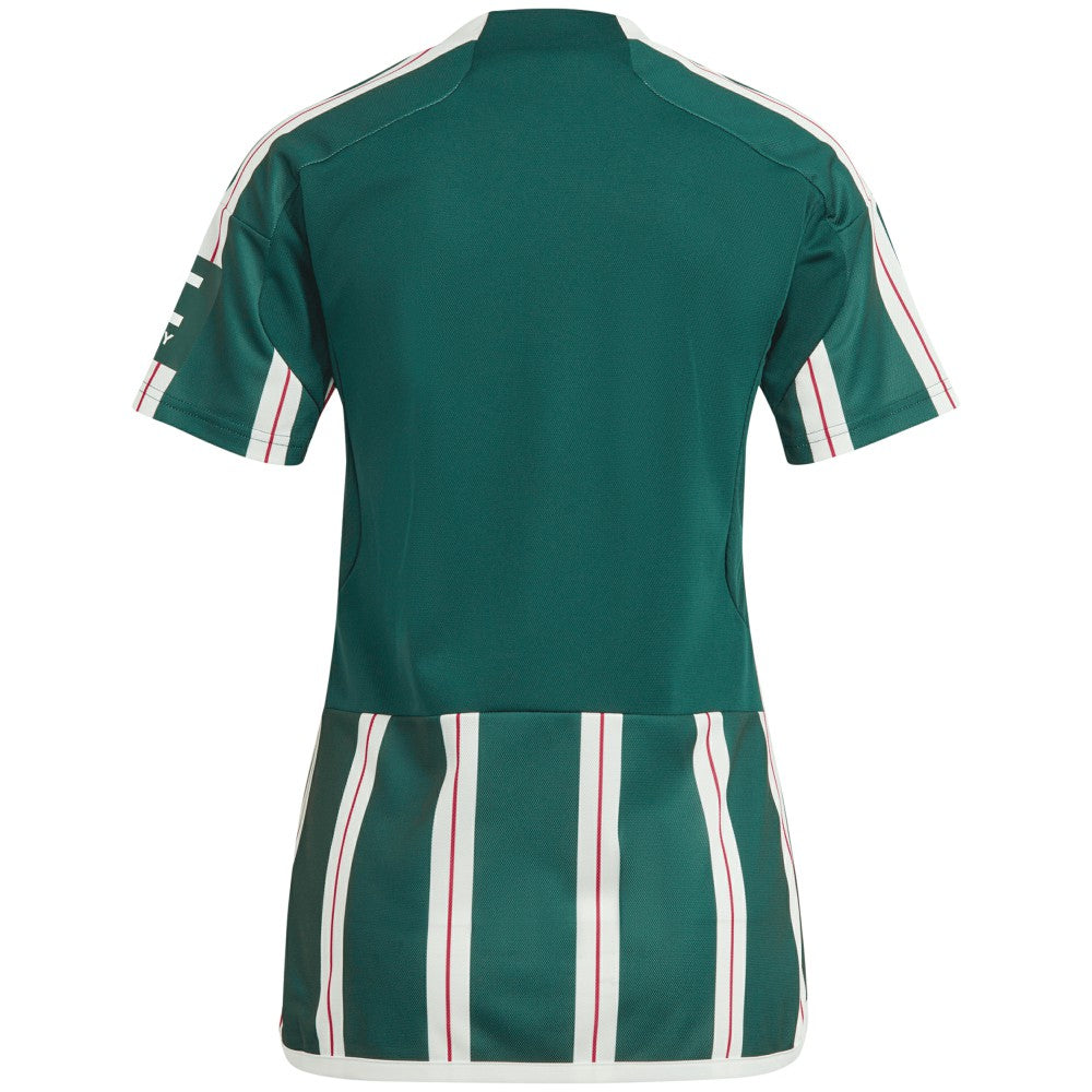 Manchester United Women's 2023/24 Away Replica Jersey - Green | Adidas sale