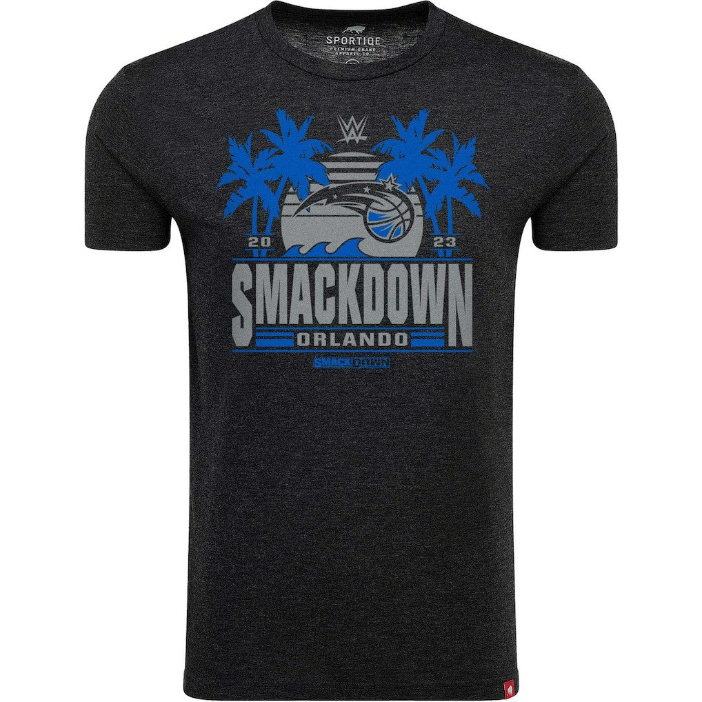 Sportiqe SmackDown x Orlando Magic Tri-Blend T-Shirt - Black sale