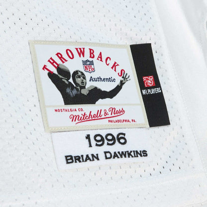 Brian Dawkins Philadelphia Eagles 1996 Authentic Throwback Retired Player Jersey - White online