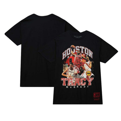 Tracy McGrady Houston Rockets Hardwood Classics Bling Concert Player T-Shirt sale - Black | Mitchell & Ness for sale