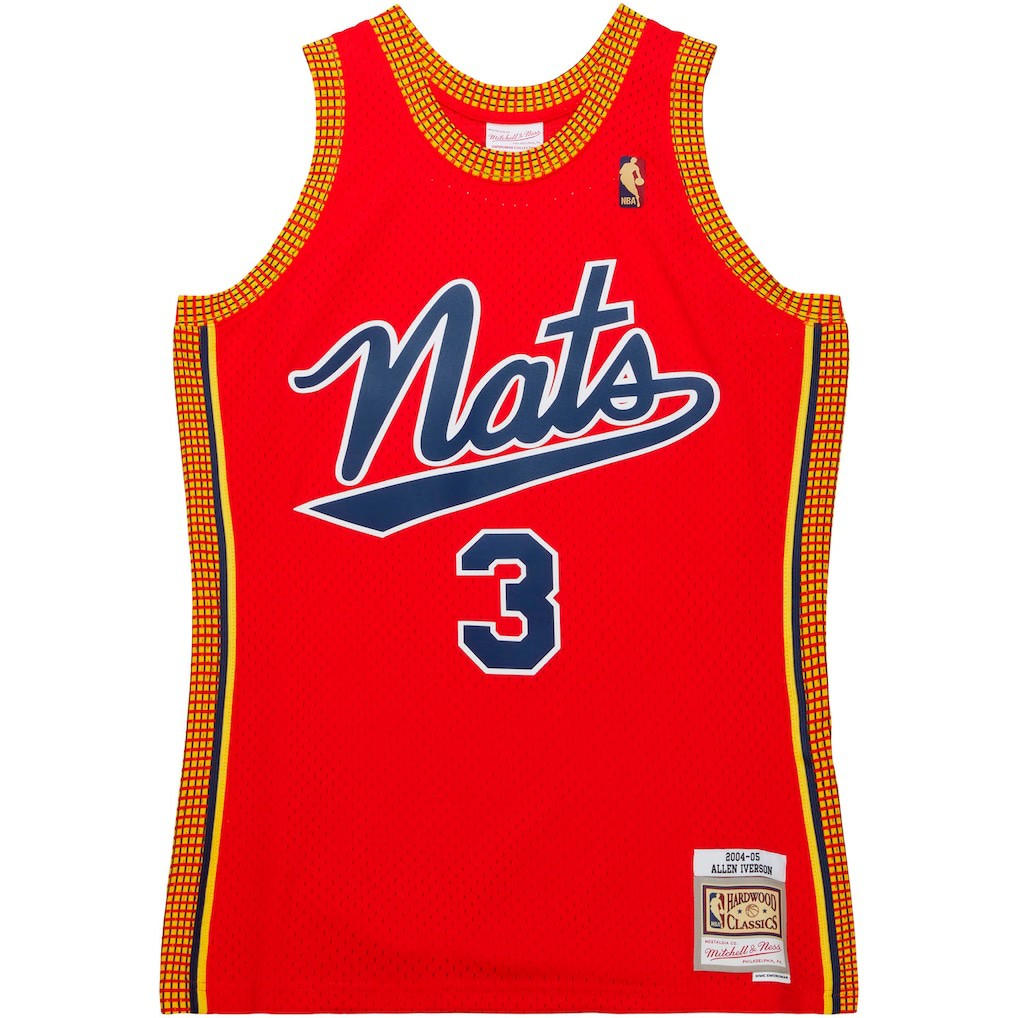 Allen Iverson Philadelphia 76ers 2004/05 Hardwood Classics Swingman Jersey - Red | Mitchell & Ness discount