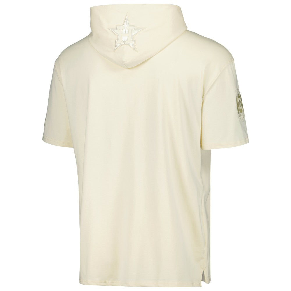 Houston Astros Pro Standard Neutral Hoodie T-Shirt - Cream