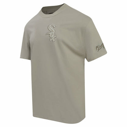 Chicago White Sox Pro Standard Oversized Neutral CJ Dropped Shoulders T-Shirt - Tan