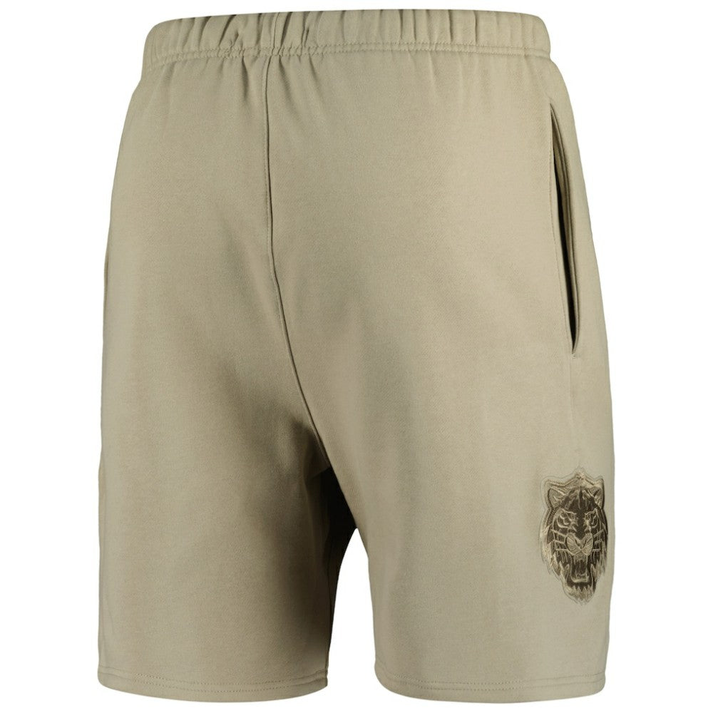 Detroit Tigers Pro Standard Neutral Fleece Shorts - Khaki