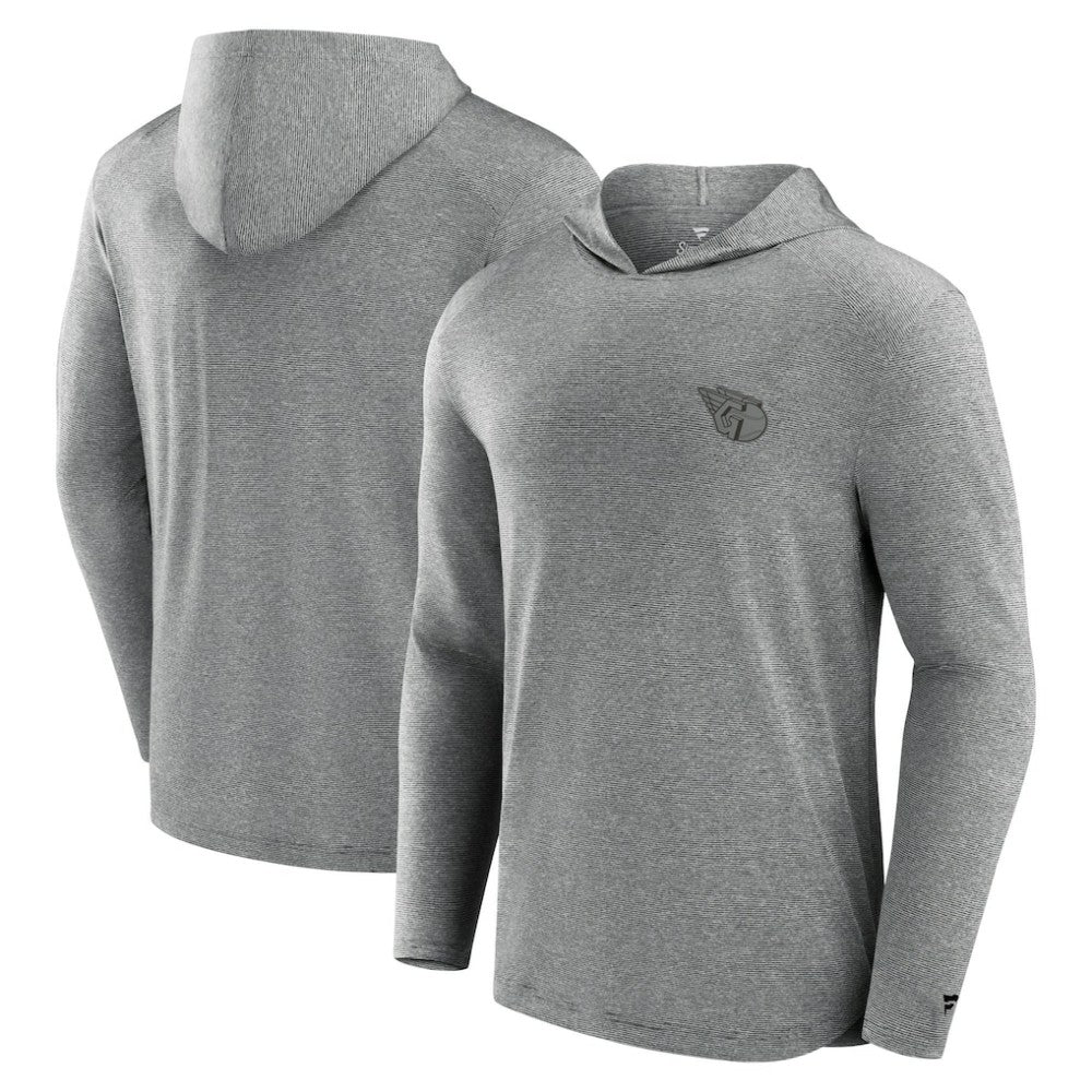 Cleveland Guardians Front Office Tech Lightweight Hoodie T-Shirt - Black