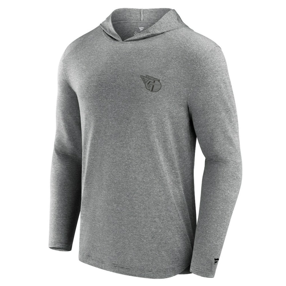 Cleveland Guardians Front Office Tech Lightweight Hoodie T-Shirt - Black