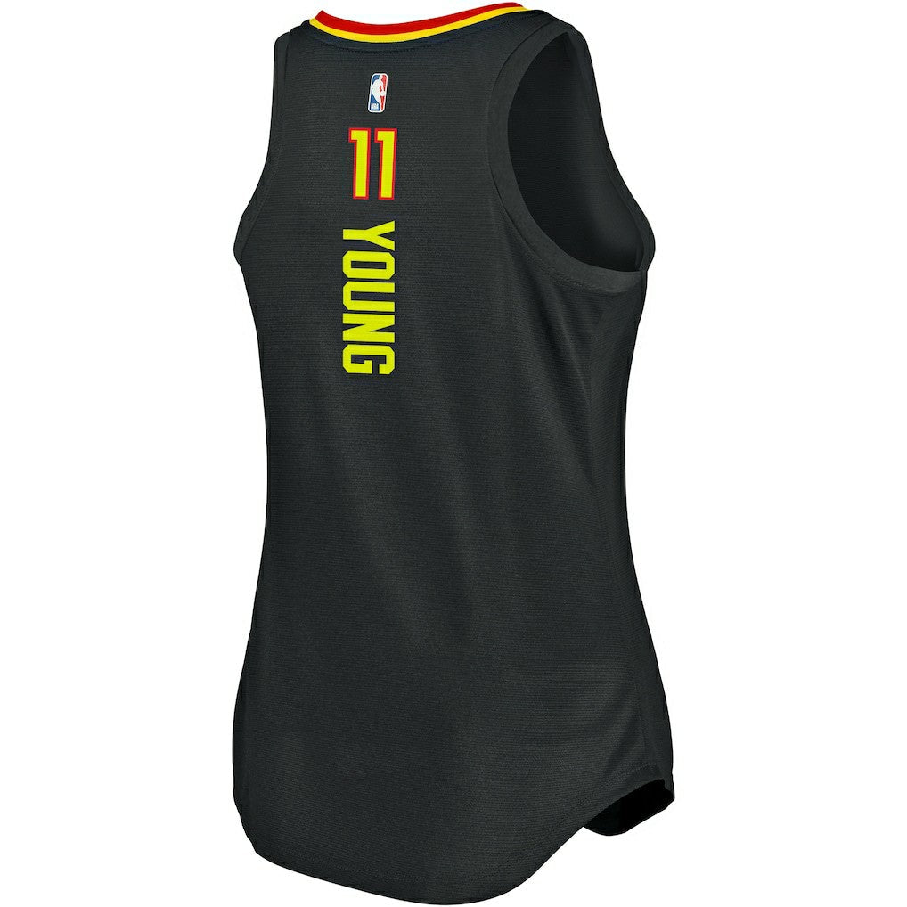 Trae Young Atlanta Hawks Women's Fast Break Tank Jersey - Icon Edition - Black | Fanatics cheap