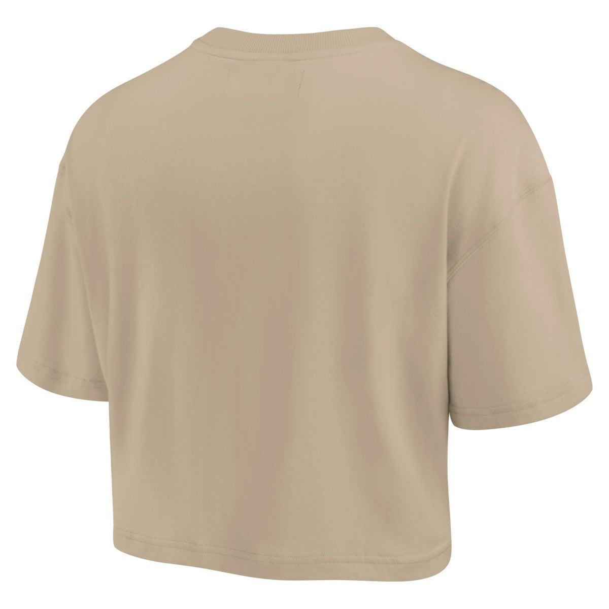 Los Angeles Lakers Women's Elements Super Soft Boxy Cropped T-Shirt - Khaki | Fanatics sale