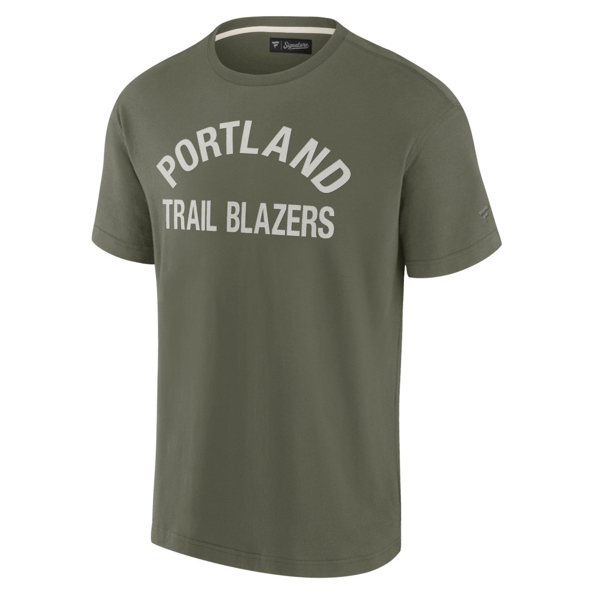Portland Trail Blazers Unisex Elements Super Soft Short Sleeve T-Shirt - Olive | Fanatics discount