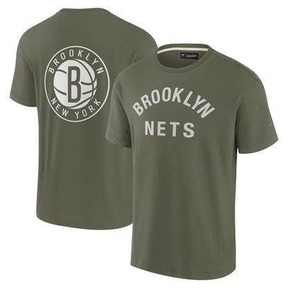 Brooklyn Nets Unisex Elements Super Soft Short Sleeve T-Shirt - Olive | Fanatics sale
